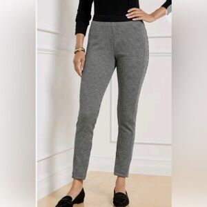 Talbots Black and White  Ankle Pants